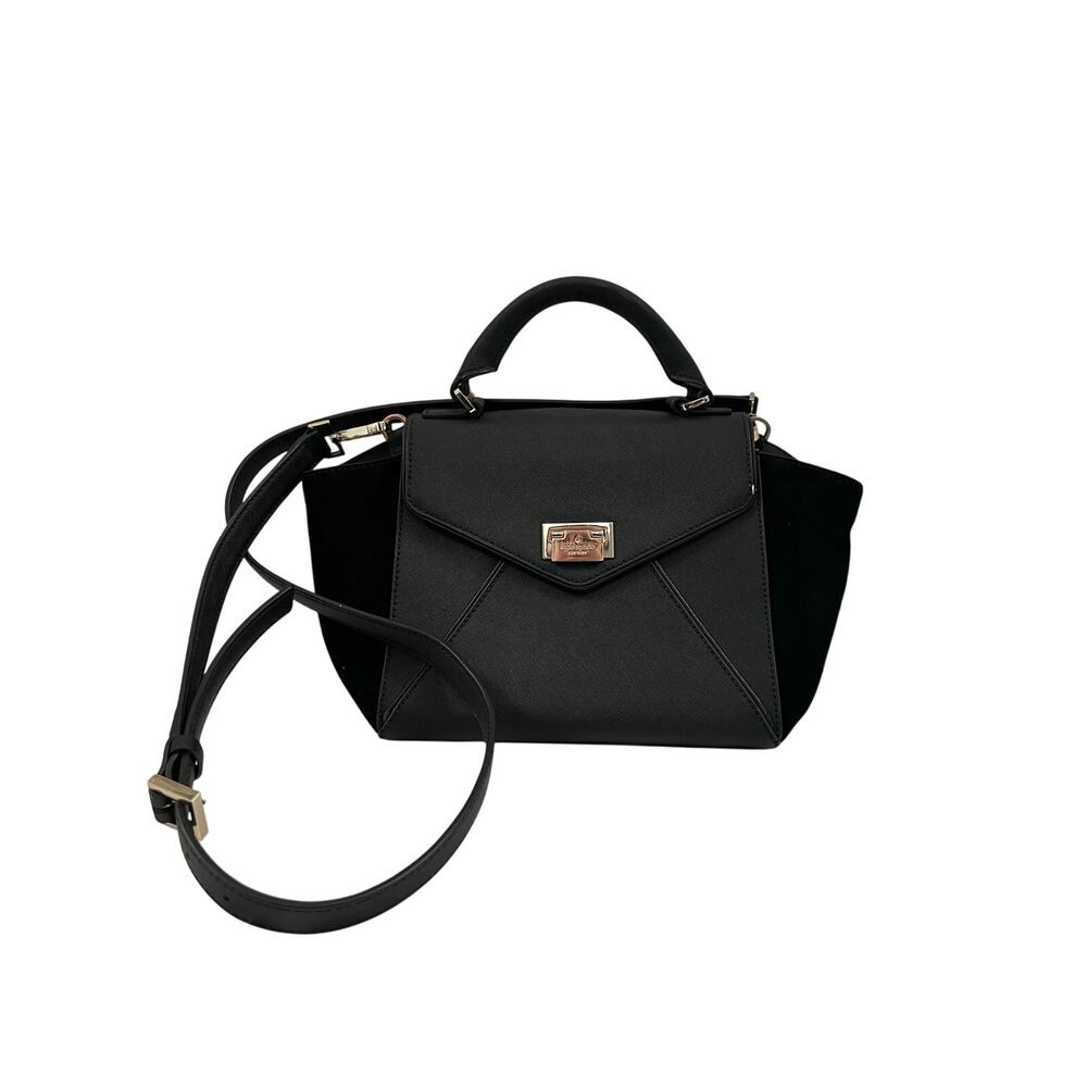 Kate Spade New York Wesley Place Suede Laurel Handbag Black GS
